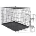 Cage de chien kennel pliant en métal cage de cage de compagnie